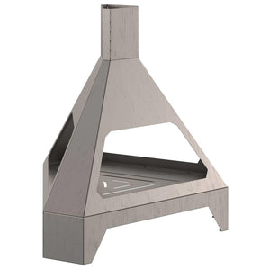 Focolare Marrone 50 x 43 x 52 cm acciaio corten 858951