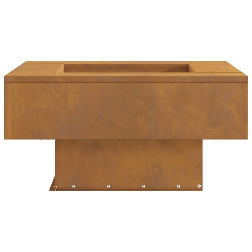 Focolare Marrone 60 x 60 x 30 cm acciaio corten 858955