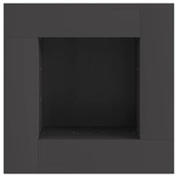 Focolare Nero 80 x 80 x 40 cm Acciaio laminato a freddo 858956