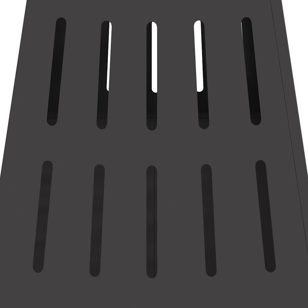 Focolare Nero 50 x 50 x 70 cm Acciaio laminato a freddo 858958