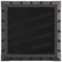 Focolare-Stufa-Camino Nero 50 x 50 x 70 cm Acciaio laminato a freddo