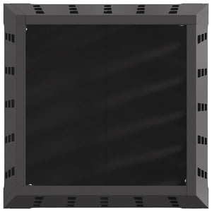 Focolare-Stufa-Camino Nero 50 x 50 x 70 cm Acciaio laminato a freddo