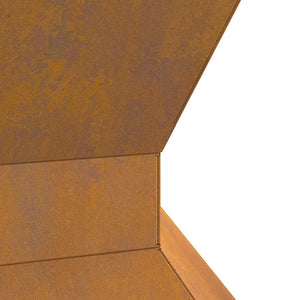 Focolare Marrone 50 x 50 x 40 cm acciaio corten 858961
