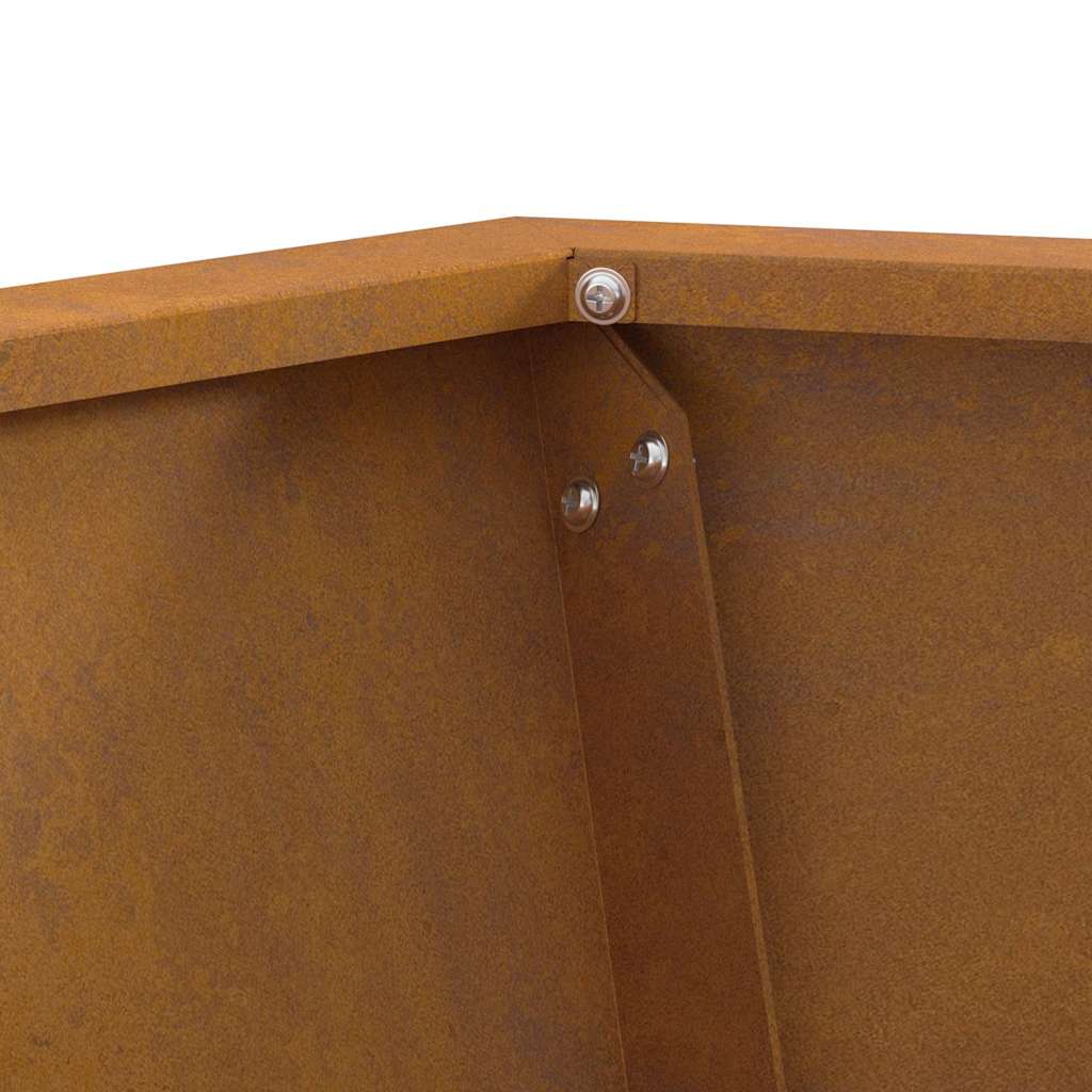 Focolare Marrone 50 x 50 x 40 cm acciaio corten 858961