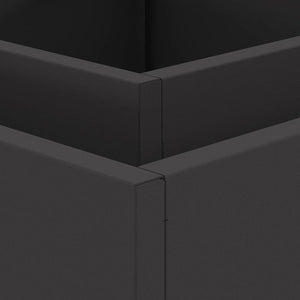 Focolare Nero 60 x 60 x 30 cm Acciaio laminato a freddo 858962