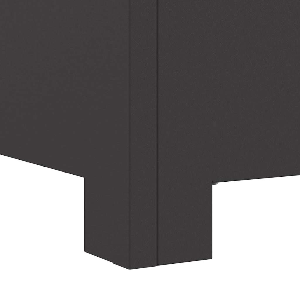 Focolare Nero 60 x 60 x 30 cm Acciaio laminato a freddo 858962