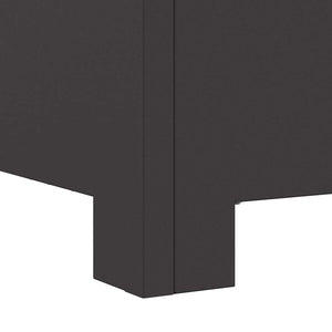 Focolare Nero 60 x 60 x 30 cm Acciaio laminato a freddo 858962