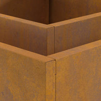 Focolare Marrone 60 x 60 x 30 cm acciaio corten 858963