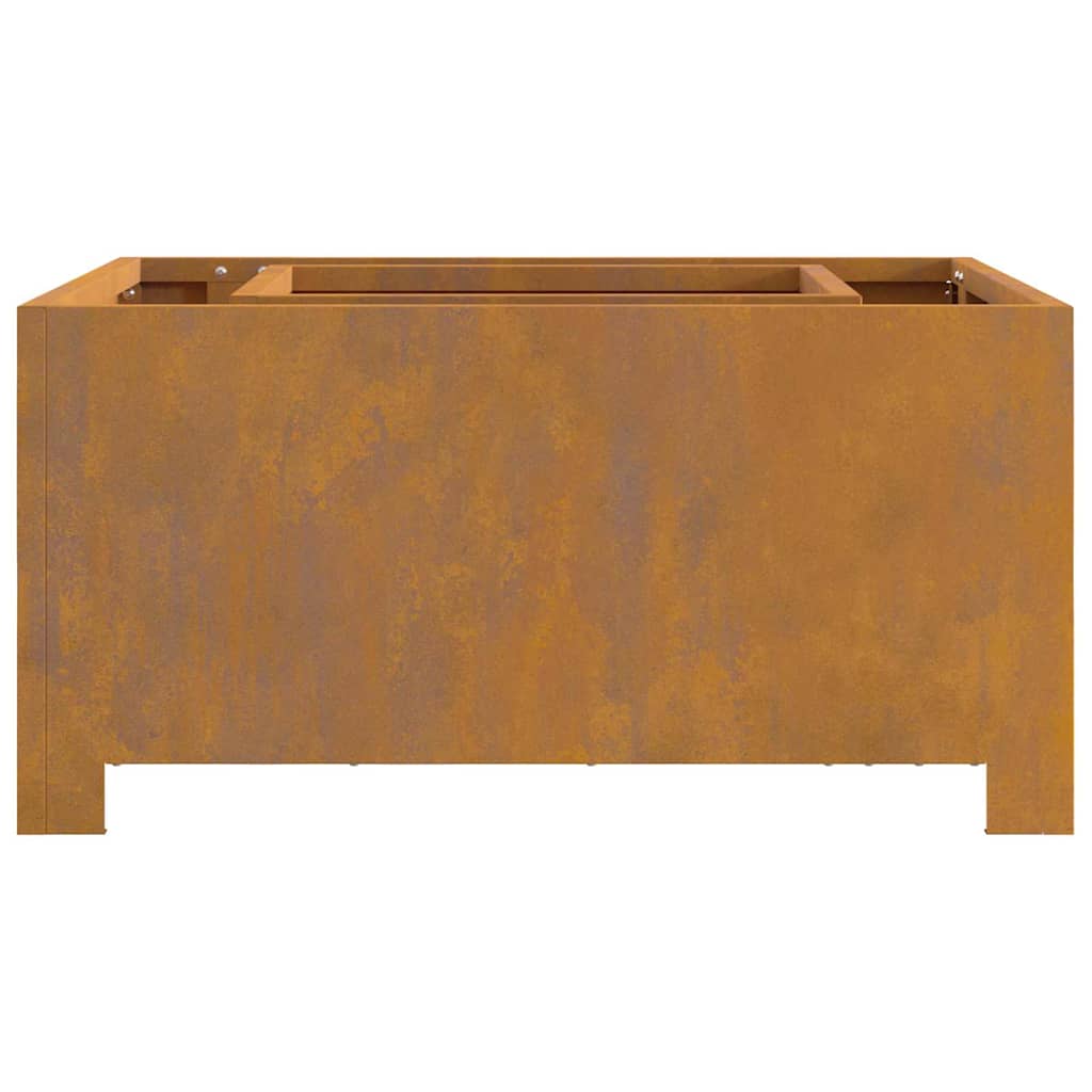 Focolare Marrone 60 x 60 x 30 cm acciaio corten 858963