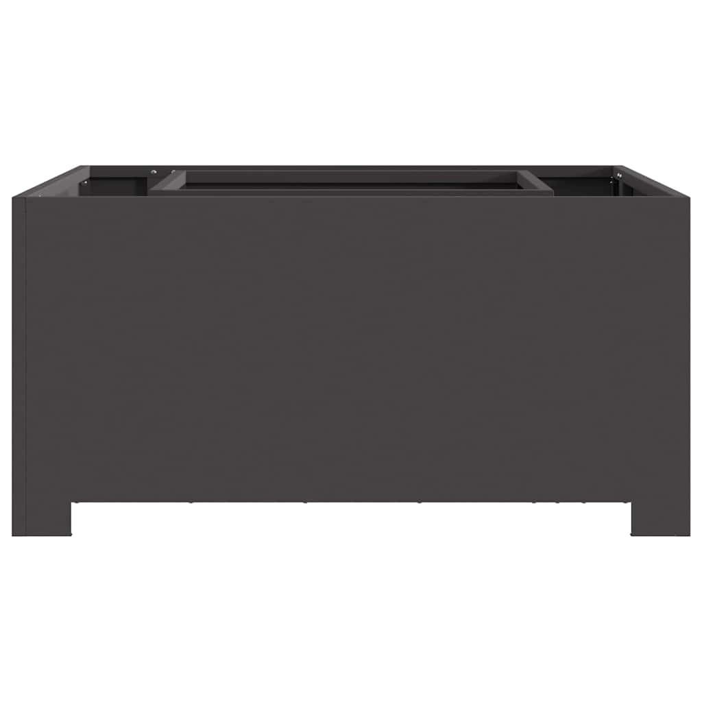 Focolare Nero 80 x 80 x 40 cm Acciaio laminato a freddo 858964