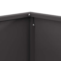 Focolare Nero 60 x 60 x 30 cm Acciaio laminato a freddo 858966