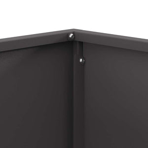 Focolare Nero 60 x 60 x 30 cm Acciaio laminato a freddo 858966