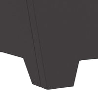Focolare Nero 60 x 60 x 30 cm Acciaio laminato a freddo 858966