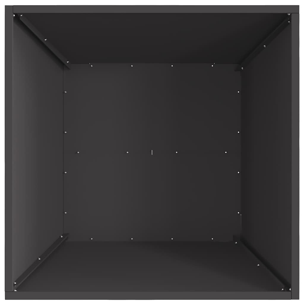 Focolare Nero 60 x 60 x 30 cm Acciaio laminato a freddo 858966
