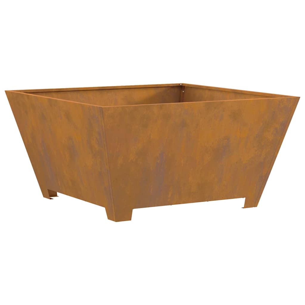 Focolare Marrone 80 x 80 x 40 cm acciaio corten 858969