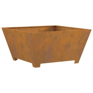 Focolare Marrone 80 x 80 x 40 cm acciaio corten 858969