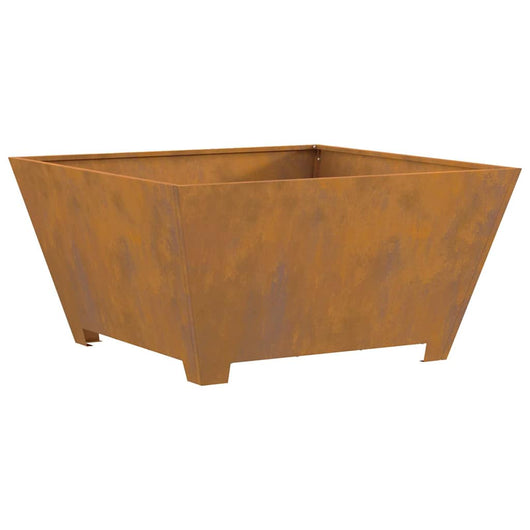 Focolare Marrone 80 x 80 x 40 cm acciaio corten 858969