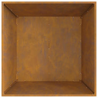 Focolare Marrone 80 x 80 x 40 cm acciaio corten 858969