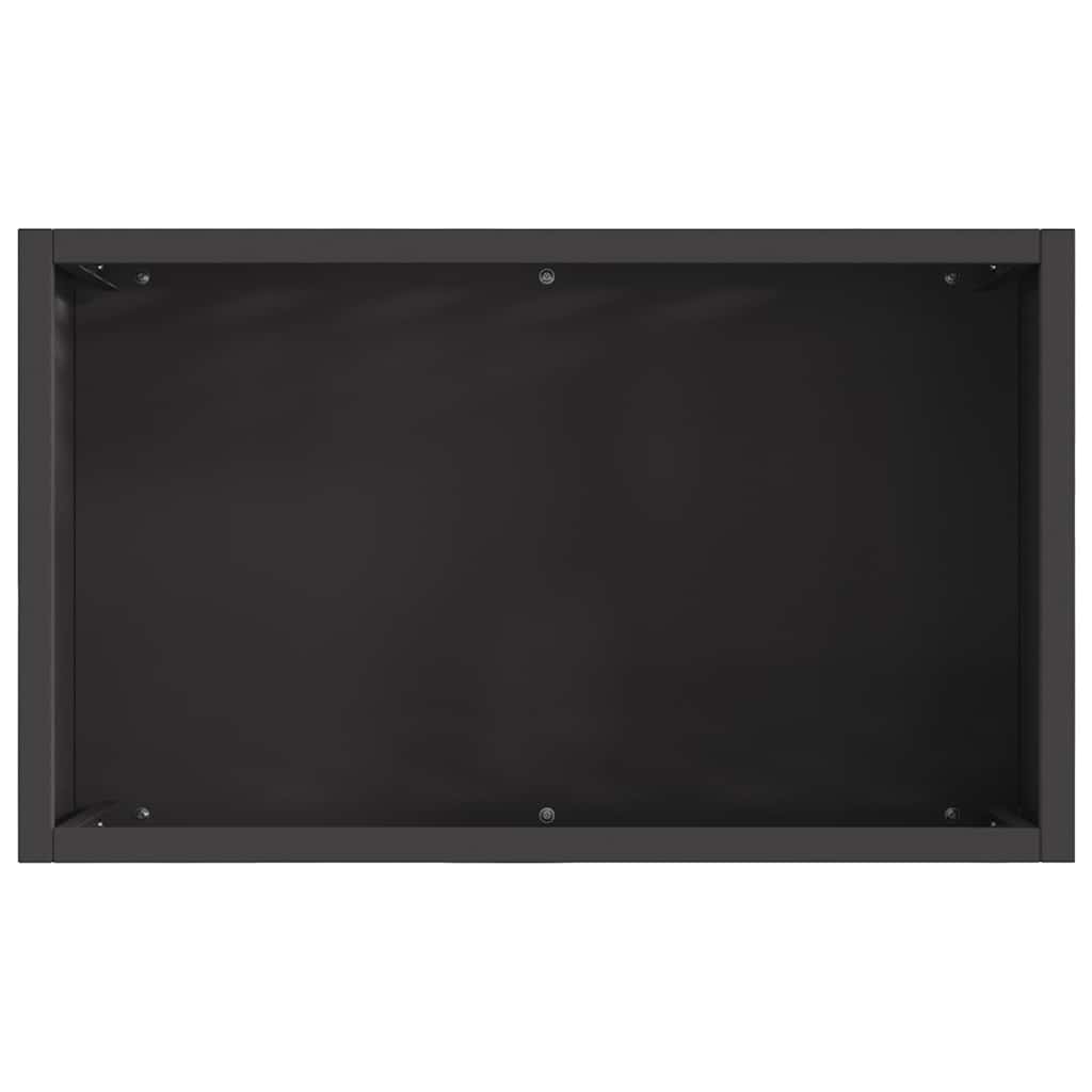Focolare Nero 50 x 30 x 40 cm Acciaio laminato a freddo 858970
