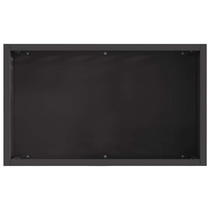 Focolare Nero 50 x 30 x 40 cm Acciaio laminato a freddo 858970