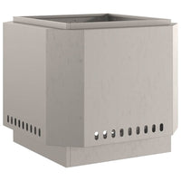 Focolare Marrone 58 x 58 x 51 cm acciaio corten 858975