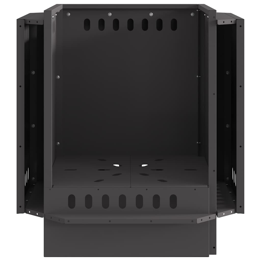 Focolare Nero 48 x 48 x 51 cm Acciaio laminato a freddo 858976