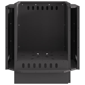 Focolare Nero 48 x 48 x 51 cm Acciaio laminato a freddo 858976