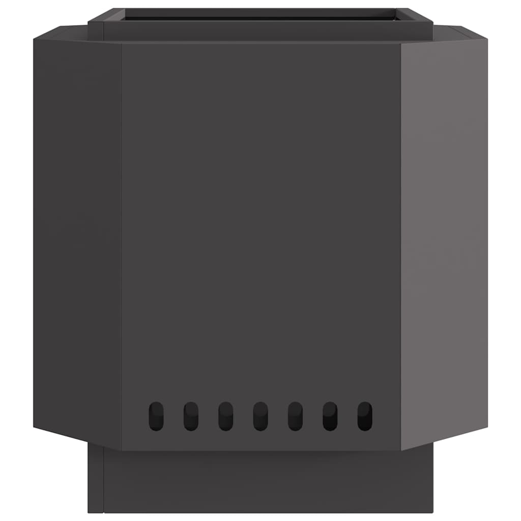 Focolare Nero 48 x 48 x 51 cm Acciaio laminato a freddo 858976