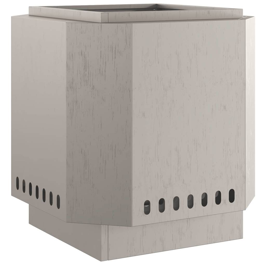 Focolare Marrone 48 x 48 x 51 cm acciaio corten 858977