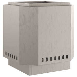 Focolare Marrone 48 x 48 x 51 cm acciaio corten 858977