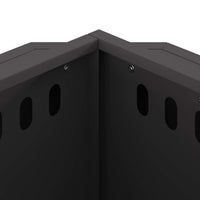 Focolare Nero 38 x 38 x 51 cm Acciaio laminato a freddo 858978