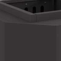 Focolare Nero 38 x 38 x 51 cm Acciaio laminato a freddo 858978