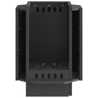 Focolare Nero 38 x 38 x 51 cm Acciaio laminato a freddo 858978