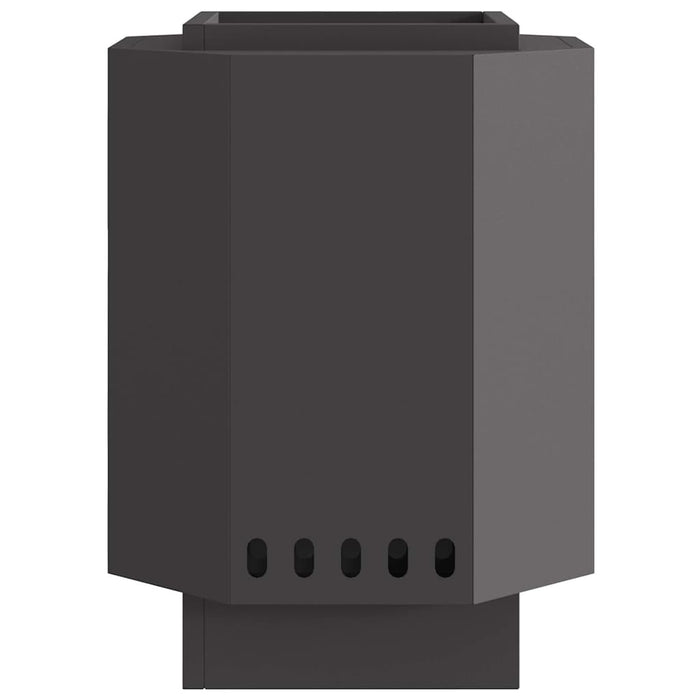 Focolare Nero 38 x 38 x 51 cm Acciaio laminato a freddo 858978