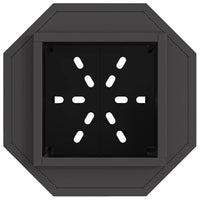 Focolare Nero 38 x 38 x 51 cm Acciaio laminato a freddo 858978