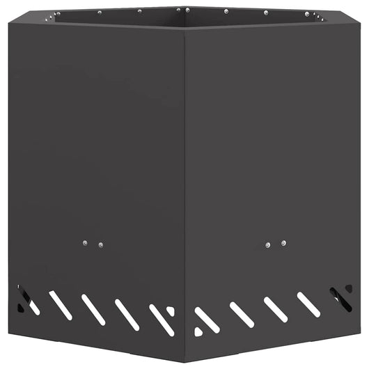 Focolare Nero 58 x 58 x 51 cm Acciaio laminato a freddo 858980