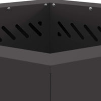 Focolare Nero 48 x 48 x 51 cm Acciaio laminato a freddo 858982