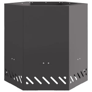 Focolare Nero 48 x 48 x 51 cm Acciaio laminato a freddo 858982