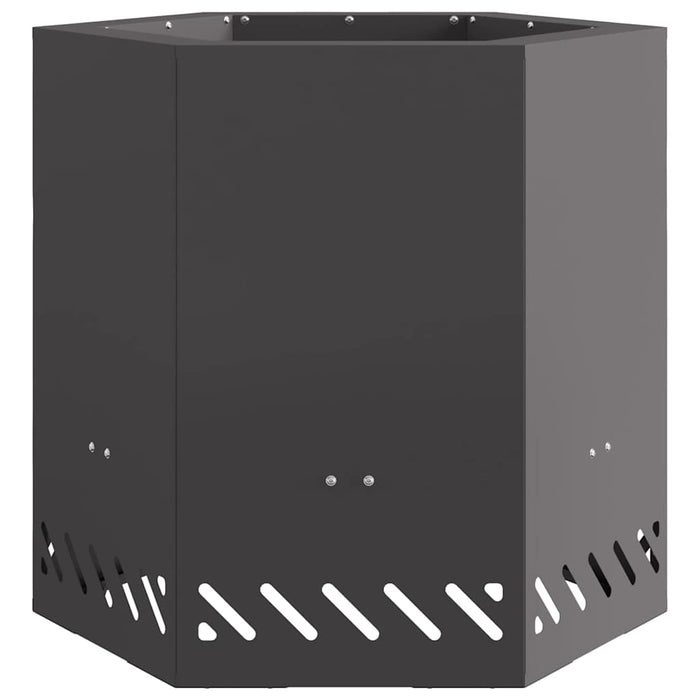 Focolare Nero 48 x 48 x 51 cm Acciaio laminato a freddo 858982