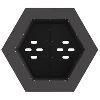 Focolare Nero 38 x 38 x 51 cm Acciaio laminato a freddo 858984