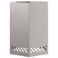 Focolare Marrone 38 x 38 x 51 cm acciaio corten 858985