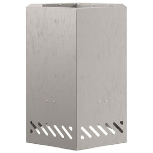 Focolare Marrone 38 x 38 x 51 cm acciaio corten 858985