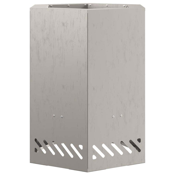 Focolare Marrone 38 x 38 x 51 cm acciaio corten 858985