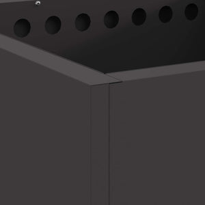 Focolare Nero 48 x 48 x 50 cm Acciaio laminato a freddo 858986