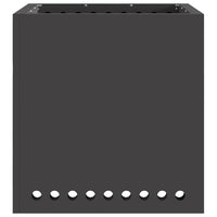 Focolare Nero 48 x 48 x 50 cm Acciaio laminato a freddo 858986