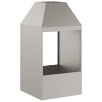 Focolare-Stufa-Camino Marrone 50 x 50 x 100 cm Acciaio 914588