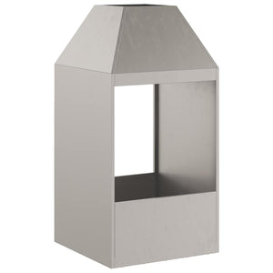 Focolare Marrone 50 x 50 x 100 cm acciaio corten 858989