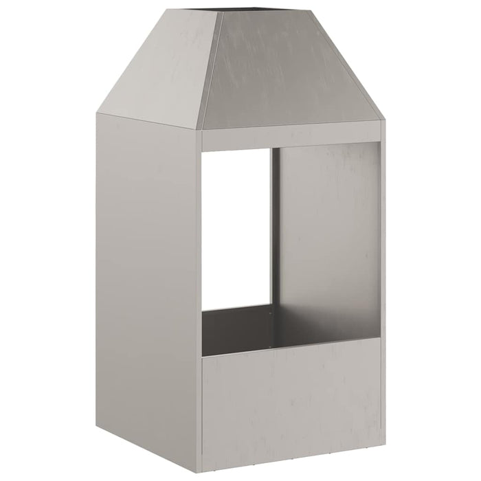 Focolare Marrone 50 x 50 x 100 cm acciaio corten 858989