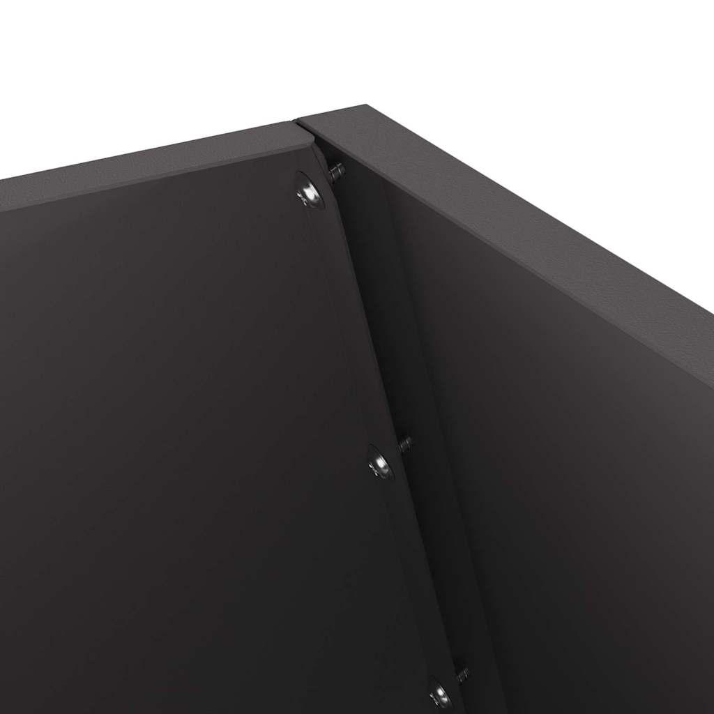 Focolare Nero 50 x 50 x 100 cm Acciaio laminato a freddo 858990