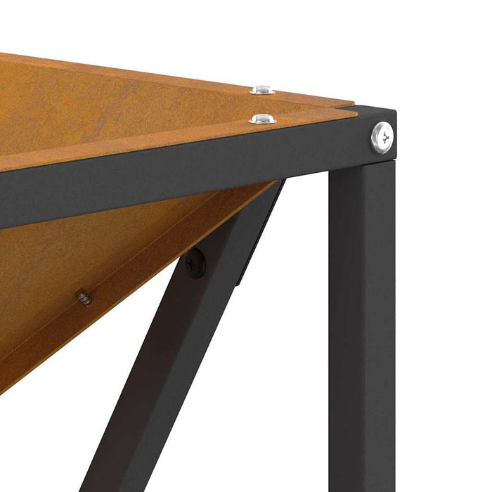 Focolare Marrone 50 x 50 x 35 cm acciaio corten 858993